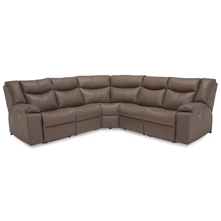 Power Reclining 5-Piece Sectional with Power Headrests